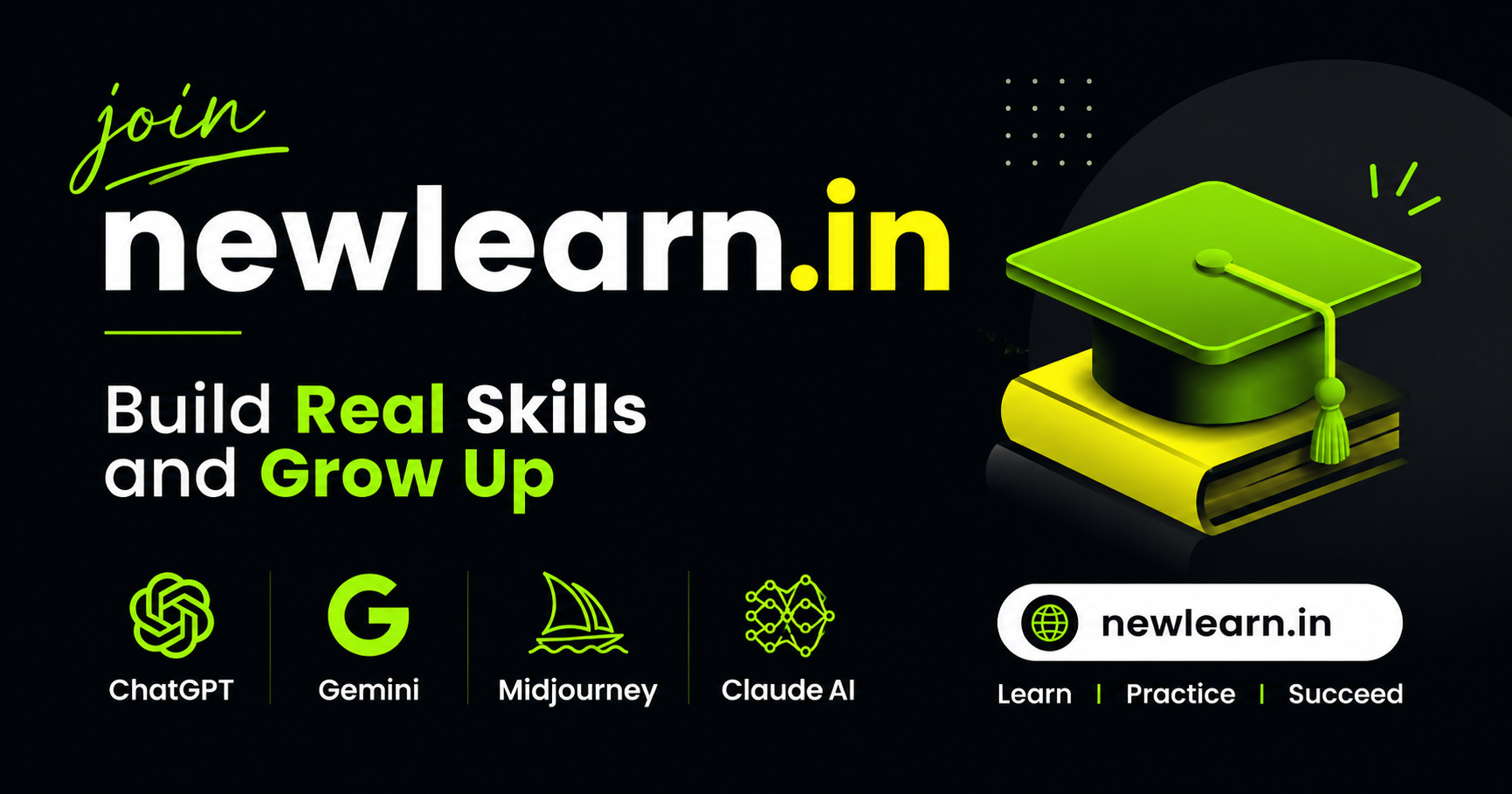 NewLearn.in review — free AI image aur video prompts, source code aur books library